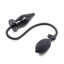 Plug Anal Inflável - preto