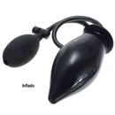 Plug Anal Inflável - preto