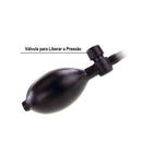 Plug Anal Inflável - preto