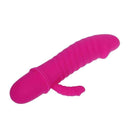 Vibrador Pênis em Puro Silicone - 10 Vibrações - 12 cm