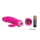 Vibrador Pênis em Puro Silicone - 10 Vibrações - 12 cm