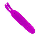 Mini Orelhas do Coelho - Vibrador Puro Silicone 10 Vibrações- 12 cm
