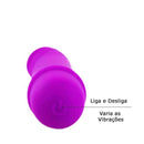 Vibrador Puro Silicone. 10 níveis de vibração - Beck