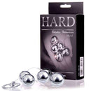 Colar Tailandes cordão em silicone HARD (com 5 esferas) - Cromada