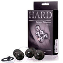 Colar Tailandes cordão em silicone HARD (com 5 esferas) - Preta
