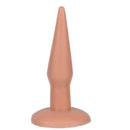 Plug Anal em Jelly medidas 12 X 2,5 cm - Bege