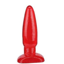 Plug Anal macio mede 15,5 x 4 cm cor Vermelho