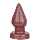 Plug Anal macio mede 17.5 x 10 cm cor Chocolate