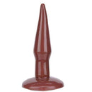Plug Anal em Jelly medidas 12 X 2,5 cm - Chocolate