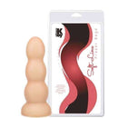 Plug Anal macio mede 16 x 4,5 cm cor Bege