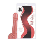 Pênis macio e flexível 35 x 6,7 cm cor Chocolate