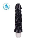 Pênis macio e flexível com Vibrador 18 x 4 cm cor Preto