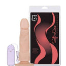 Pênis macio com Vibro e Ventosa 18 x 4 cm cor Bege