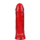 Pênis em Jelly Super Macio e Flexível Vermelho 19,5 x 4 CM