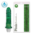 Pênis macio e flexível com Vibrador 17 X 4 cm com Aroma de Hortelã