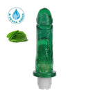 Pênis macio e flexível com Vibrador 17 X 4 cm com Aroma de Hortelã