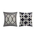 Capa para Almofada Grécia 1 Peça 45cm x 45cm 60% Algodão / 40% Poliéster Tecido Jacquard Com Zíper
