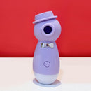 Estimulador Clitoriano com 10 Modos de Pressão em Formato de Pinguim Roxo