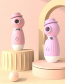 Estimulador Clitoriano com 10 Modos de Pressão em Formato de Pinguim Roxo