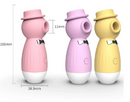 Estimulador Clitoriano com 10 Modos de Pressão em Formato de Pinguim Roxo