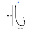 ANZOL MARUSEIGO NICKEL MARINE SPORTS COM 100 PEÇAS