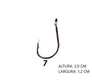 ANZOL CHINU-R BLACK NICKEL COM 100 PEÇAS