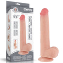 Pênis Realista com Camada Dupla macio e firme 9" - LOVETOY SLIDING-SKIN DUAL LAYER DONG