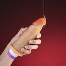 Pênis Real Dick Ultra Realístico Com Vibro 15,3 X 4,5 CM