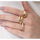 ANEL FEMININO BOLEADO GOTA