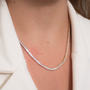 CHOKER RIVIERA BAGUETE FINA 3MM