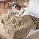 Coberdrom Cobertor Queen 1 Peça Maya Manta Soft e Sherpa de Carneiro 100% Poliéster