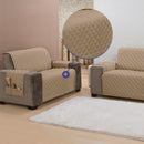 Protetor de Sofá Classic Com Bolsos 2 Lugares King