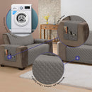 Protetor de Sofá Classic Com Bolsos 2 Lugares King