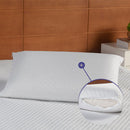 Protetor de Travesseiro 68cm x 48cm 1 Peça Impermeável Matelado 100% Poliéster - Branco