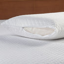 Protetor de Travesseiro 68cm x 48cm 1 Peça Impermeável Matelado 100% Poliéster - Branco