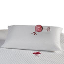 Protetor de Travesseiro 68cm x 48cm 1 Peça Impermeável Matelado 100% Poliéster - Branco