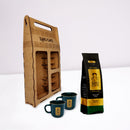 Kit Presente Zaro Café Intenso Moído 500g + 2 Canecas Verdes 200ml