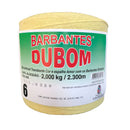 Barbante Dubom Amarelo Bebê - 2 Kg - Fio 6 - 2300m