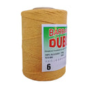 Barbante Dubom Amarelo Ouro - 700 Gr - Fio 6 - 760m