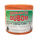 Barbante Dubom Cenoura - 2 Kg - Fio 6 - 2300m