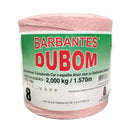 Barbante Dubom Rosa Bebê -  2 Kg - Fio 8 - 1570m