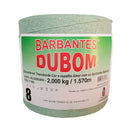Barbante Dubom Verde Água - 2 Kg - Fio 8 - 1570m