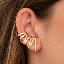 BRINCO EAR CUFF COM FIOS LISOS
