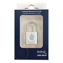 Cadeado Digital com Biometria 30mm Prata CF30 Papaiz