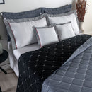 Kit Cobre Leito Dupla Face Casal Queen Bordado Renove Hipercal 400 Fios