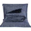 Kit Cobre Leito Dupla Face Casal Queen Bordado Renove Hipercal 400 Fios