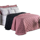 Kit Cobre Leito Dupla Face Casal Queen Bordado Renove Hipercal 400 Fios