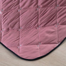 Kit Cobre Leito Dupla Face Casal Queen Bordado Renove Hipercal 400 Fios