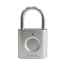 Cadeado Digital com Biometria 30mm Prata CF30 Papaiz