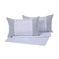 Kit Peseira de Cama Copacabana 5 Peças King 100% Poliéster Micropercal 300 Fios Acompanha Almofadas Cheias